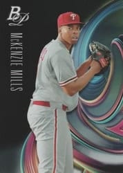 2018 Bowman Platinum Top Prospects McKenzie Mills #TOP-23 card
