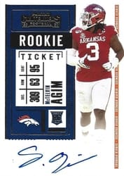 2020 Panini Contenders Base Set McTelvin Agim #248 card