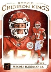 2019 Donruss Rookie Gridiron Kings Mecole Hardman Jr. #RGK-15 card