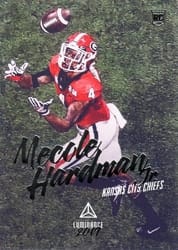 2019 Panini Luminance Base Set Mecole Hardman Jr #195 card