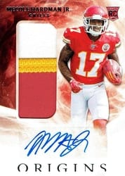 2019 Panini Origins Base Set Mecole Hardman Jr #122 card