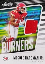 2020 Panini Absolute Absolute Burners Relics Mecole Hardman Jr. #1 card