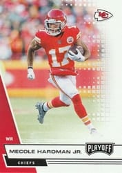 2020 Panini Playoff Base Set Mecole Hardman Jr #83 card