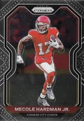 2020 Panini Prizm Base Set Mecole Hardman Jr. #123 card