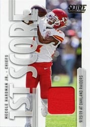 2020 Score First Score Mecole Hardman Jr. #FS-MH card