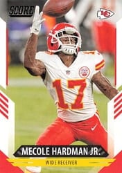 2021 Score Base Set Mecole Hardman Jr. #6 card