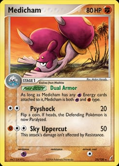 Crystal Guardians Medicham #25 card