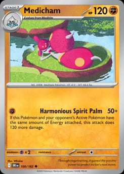 2025 Destined Rivals Medicham #100 card
