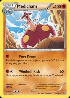 Primal Clash Medicham #80 card
