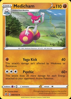 Rebel Clash Medicham #98 card