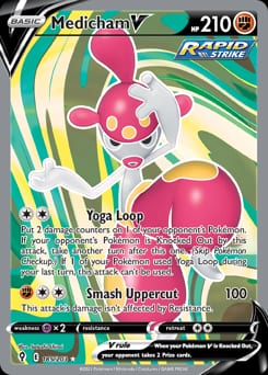 Evolving Skies Medicham V #185 card