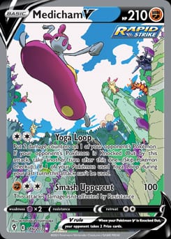 Evolving Skies Medicham V #186 card