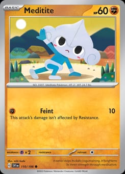 Scarlet & Violet Meditite #110 card