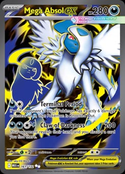 2025 Mega Evolution Mega Absol ex #161 card