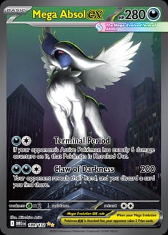 2025 Mega Evolution Mega Absol ex #180 card