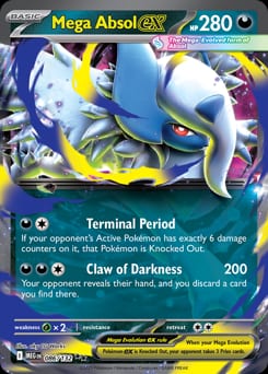 Mega Evolution Mega Absol ex #86 card