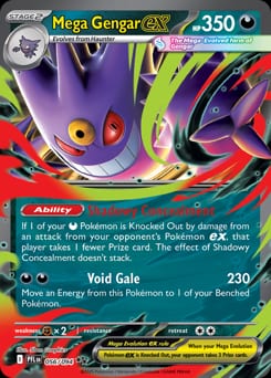 Phantasmal Flames Mega Gengar ex #56 card