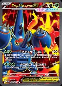 Phantasmal Flames Mega Heracross ex #108 card