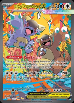 2025 Mega Evolution Mega Kangaskhan ex #182 card