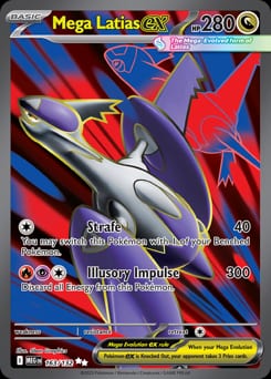 2025 Mega Evolution Mega Latias ex #163 card
