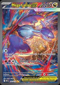 2025 Mega Evolution Mega Latias ex #181 card