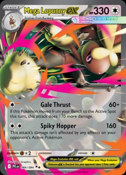 Phantasmal Flames Mega Lopunny ex #84 card