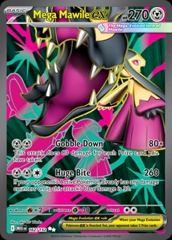 2025 Mega Evolution Mega Mawile ex #162 card