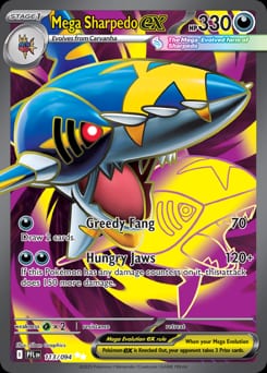 Phantasmal Flames Mega Sharpedo ex #113 card