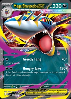 Phantasmal Flames Mega Sharpedo ex #61 card