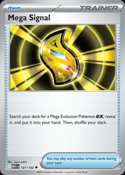 Mega Evolution Mega Signal #121 card
