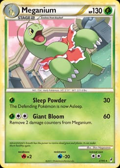 2011 Call of Legends Meganium #27 card