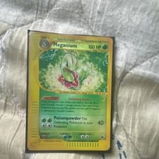 2002 Expedition Base Set Meganium #18 card