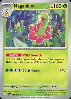 2025 Mega Evolution Meganium #10 card