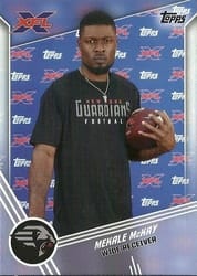 2020 Topps XFL Base Set Mekale McKay #21 card
