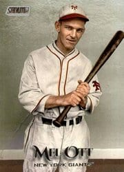 2019 Stadium Club Base Set Mel Ott #204 card