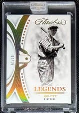 2022 Panini Flawless Base Set Mel Ott #38 card
