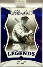 2025 Panini Flawless Mel Ott #78 card