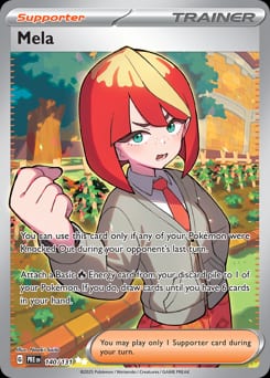 Prismatic Evolutions Mela #140 card