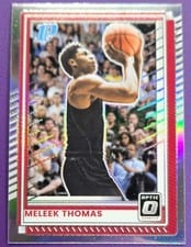 2025 Panini Donruss Meleek Thomas Holo Optic #71 card