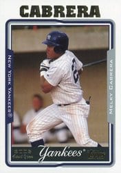 2005 Topps Base Set Melky Cabrera #298 card
