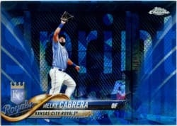 2018 Topps Chrome Sapphire Edition Base Set Melky Cabrera #578 card