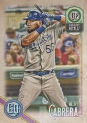 2018 Topps Gypsy Queen Base Set Melky Cabrera #126 card