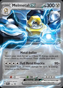 Scarlet & Violet Black Star Promos Melmetal ex #104 card