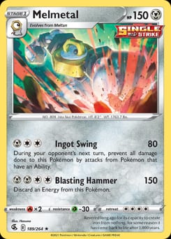 Fusion Strike Melmetal #189 card