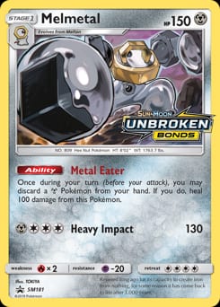SM Black Star Promos Melmetal #SM181 card