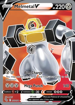 Pokémon GO Melmetal V #75 card