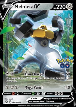 SWSH Black Star Promos Melmetal V #SWSH224 card