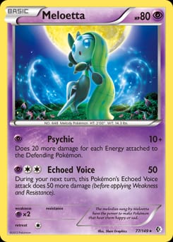 Boundaries Crossed Meloetta #77 card
