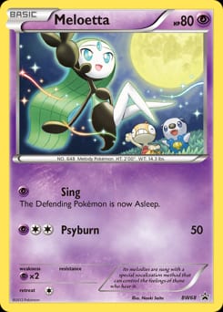 BW Black Star Promos Meloetta #BW68 card