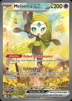 Black Bolt Meloetta ex #167 card